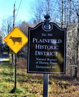National historic district sign